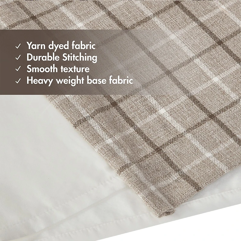 Madison Park Salford Rod Pocket Room Darkening Single Curtain Panel