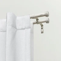 Exclusive Home Curtains Topper/Topper Double Curtain Rod