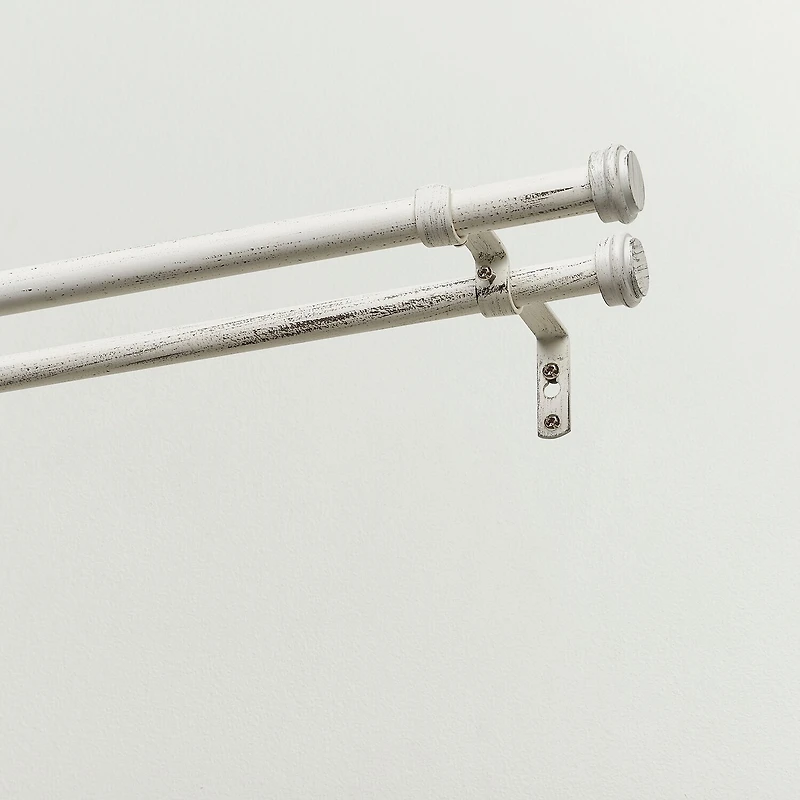Exclusive Home Curtains Topper/Topper Double Curtain Rod