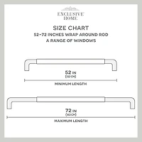 Exclusive Home Curtains Holden Wa 1 Adjustable Curtain Rod