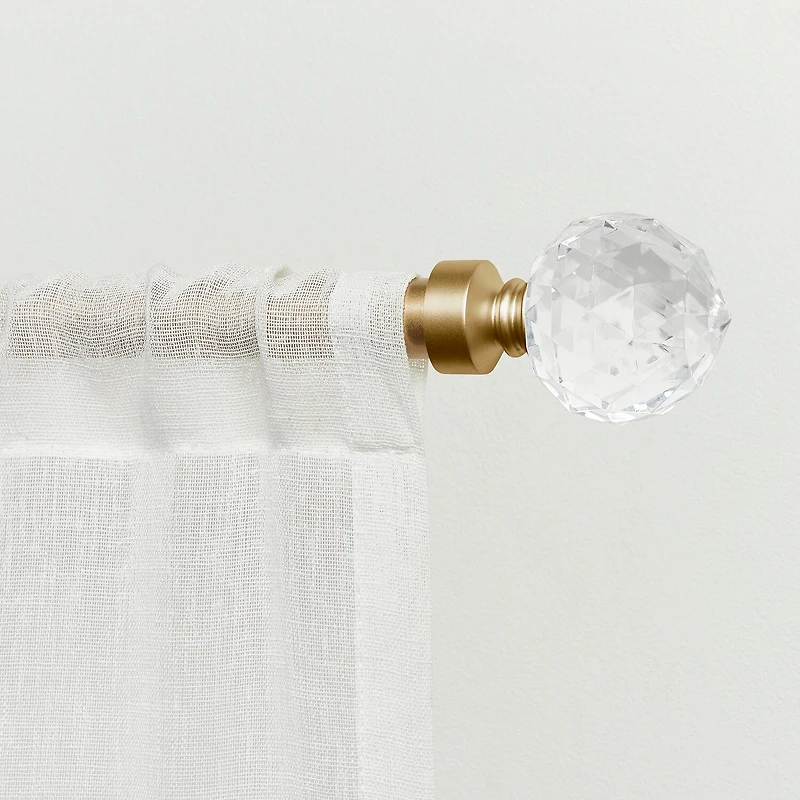 Exclusive Home Curtains Crystal Ball 1 Adjustable Curtain Rod