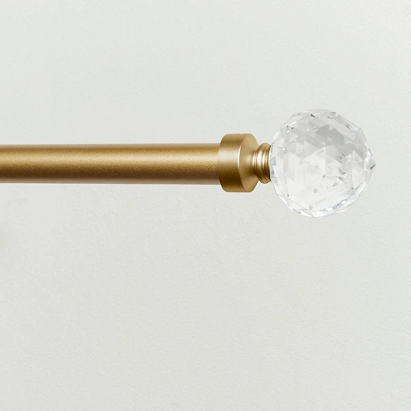 Exclusive Home Curtains Crystal Ball 1 Adjustable Curtain Rod
