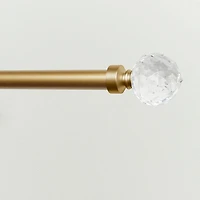 Exclusive Home Curtains Crystal Ball 1 Adjustable Curtain Rod