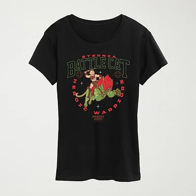 Womens Crew Neck Short Sleeve Regular Fit Graphic T-Shirt