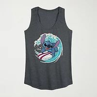 Womens Crew Neck Sleeveless Tank Top