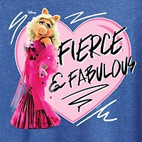 Womens Crew Neck Short Sleeve Regular Fit The Muppets Graphic T-Shirt