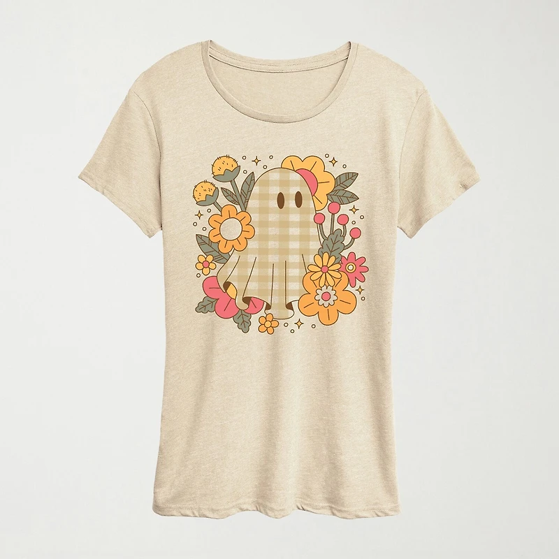 Womens Round Neck Short Sleeve Regular Fit Graphic T-Shirt