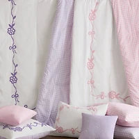 Intelligent Design Eloise Floral Bow Embroidered 6-pc. Lightweight Reversible Easy Care Comforter Set