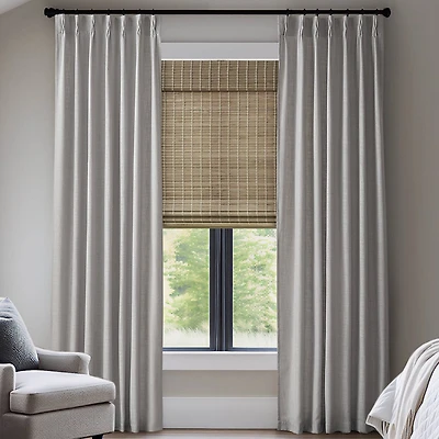 Madison Park Pinch Pleat Back Tab Light-Filtering Set of 2 Curtain Panel