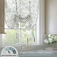Madison Park Rod Pocket Balloon Valance