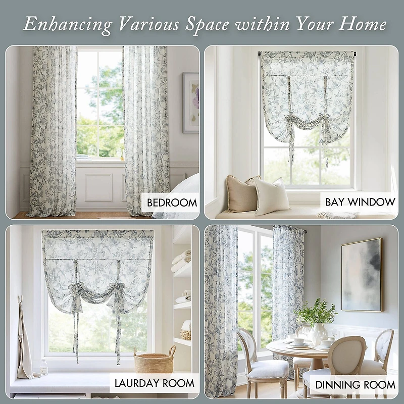 Madison Park Rod Pocket Balloon Valance