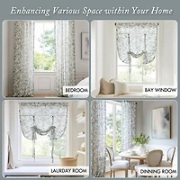 Madison Park Rod Pocket Balloon Valance