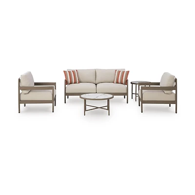 Signature Design by Ashley Biddeford 5-Piece Outdoor Conversation Set