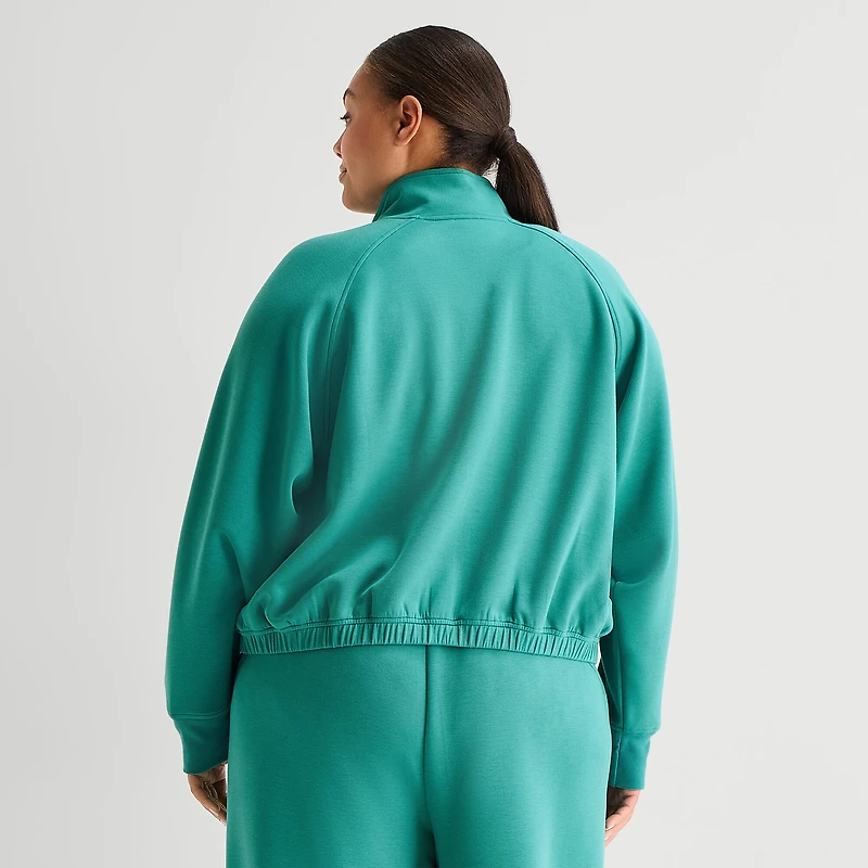 Xersion Womens Plus Track Jacket