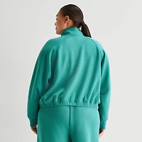 Xersion Womens Plus Track Jacket