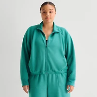 Xersion Womens Plus Track Jacket