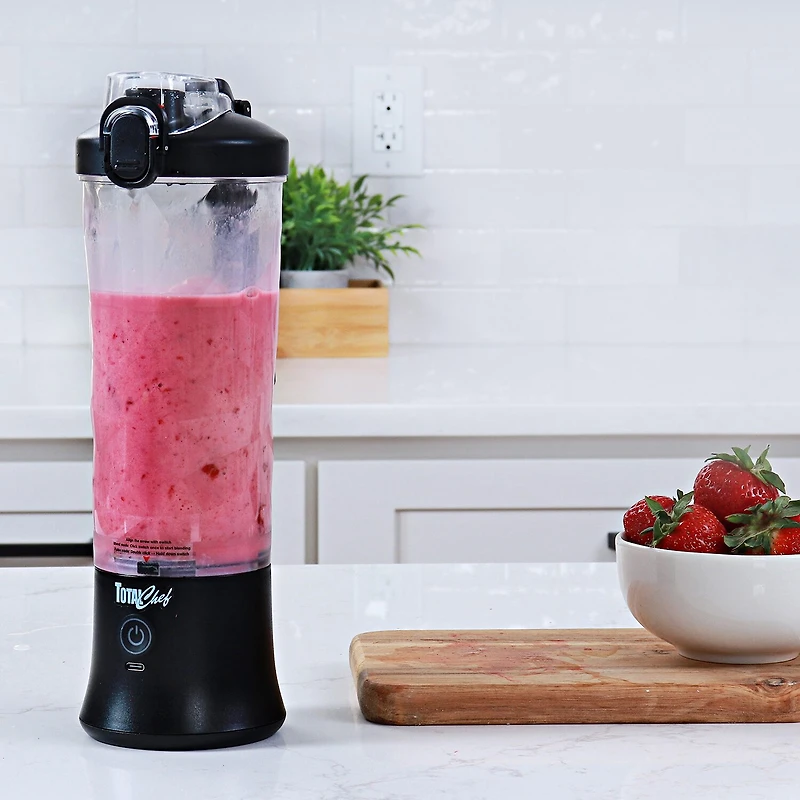 Total Chef Cordless USB Portable Blender 20 oz