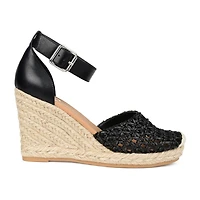 Journee Collection Sierra Womens Round Wedge Heel Pumps
