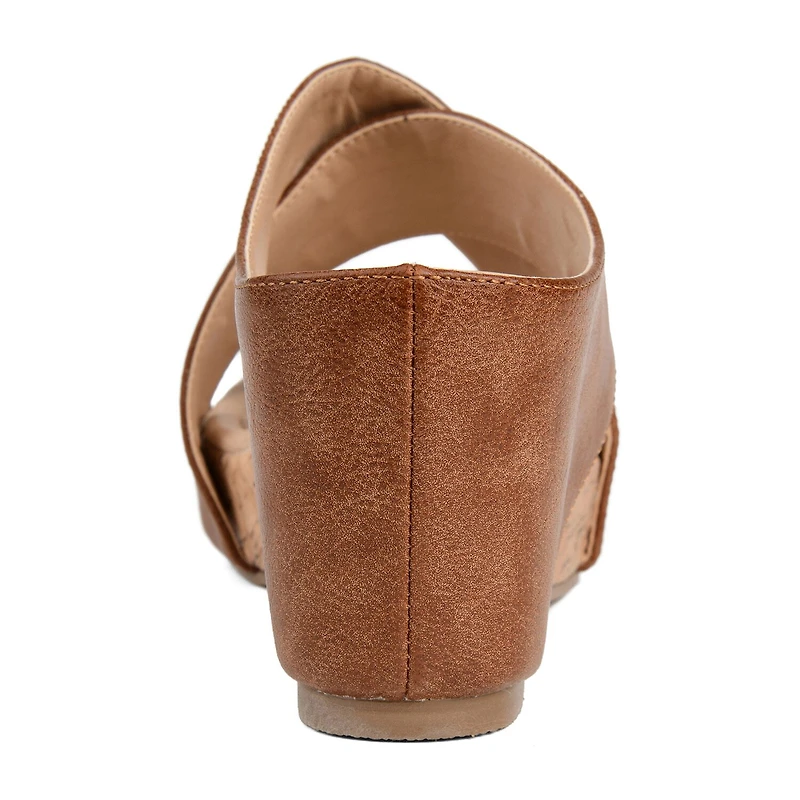 Journee Collection Womens Rayna Wedge Sandals
