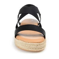 Journee Collection Womens Caroline Wedge Sandals