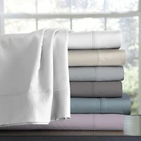 Purity Home 100% Organic Cotton Brushed Percale Eco-Friendly Sheet Set & Pillowcases