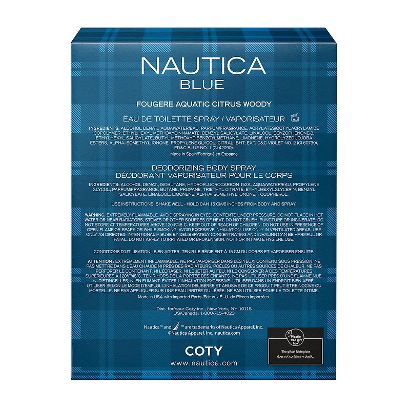 Nautica Blue Eau De Toilette 2-Pc Gift Set ($43 Value)