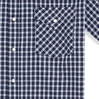 Ely Cattleman Classic Check Mens Short Sleeve Western Shirt