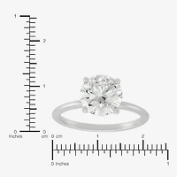 Womens 2 1/2 CT. T.W. Lab Grown White Diamond 14K Gold Round Solitaire Engagement Ring