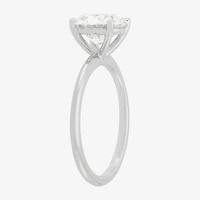 Womens 2 1/2 CT. T.W. Lab Grown White Diamond 14K Gold Round Solitaire Engagement Ring