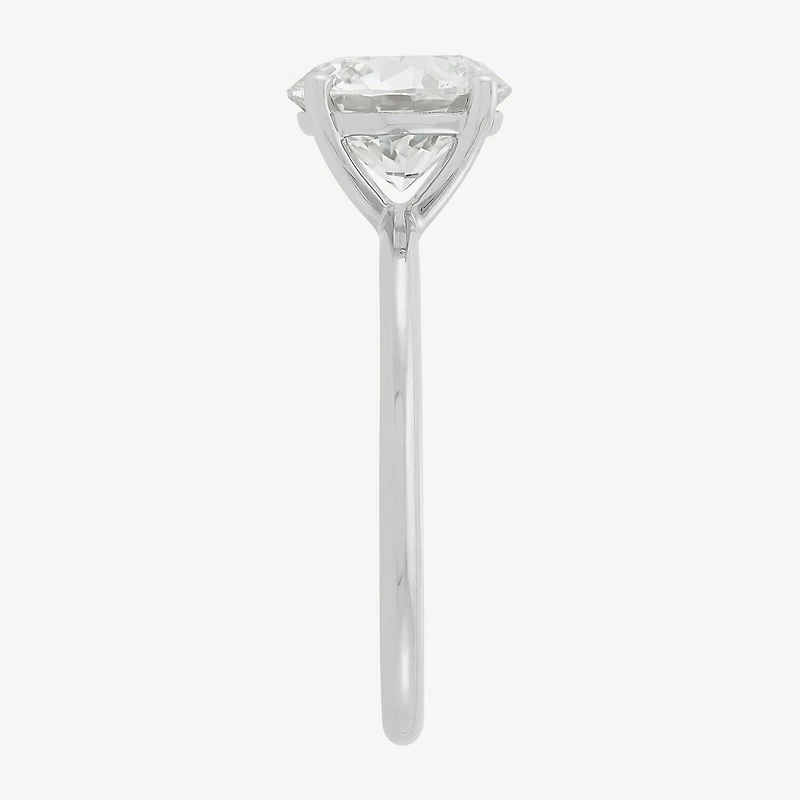 Womens 2 1/2 CT. T.W. Lab Grown White Diamond 14K Gold Round Solitaire Engagement Ring