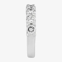 Womens 1 CT. T.W. Lab Grown White Diamond 14K White Gold Band