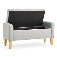 Linden Street Stile 38" Upholstered Storage Bench