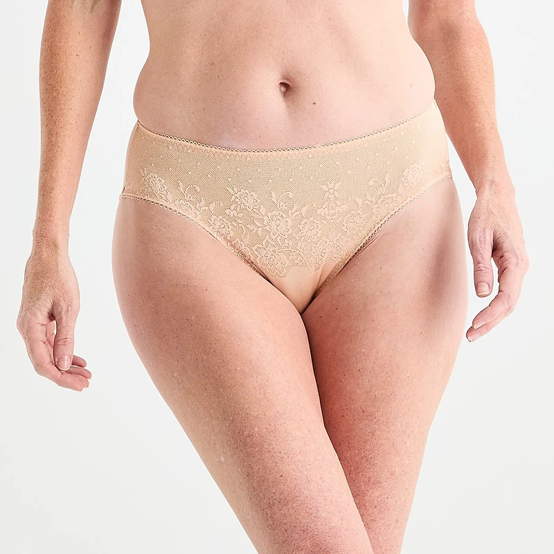 Liz Claiborne Smoothing Womens High Cut Panty 359402