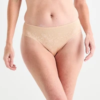 Liz Claiborne Smoothing Womens High Cut Panty 359402