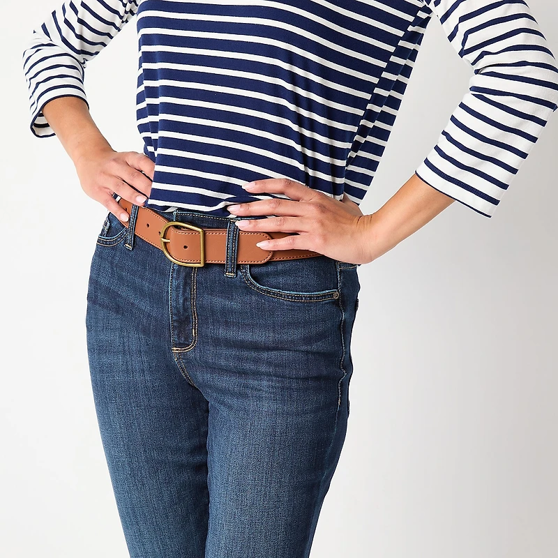 St. John's Bay Womens Tall Mid Rise Skinny Fit Jean
