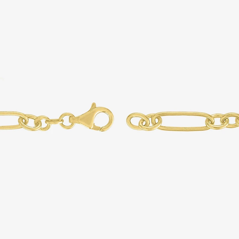 Charmed by Diamond Addiction Womens 14K Gold Over Silver 18 Inch Link Chain Necklace