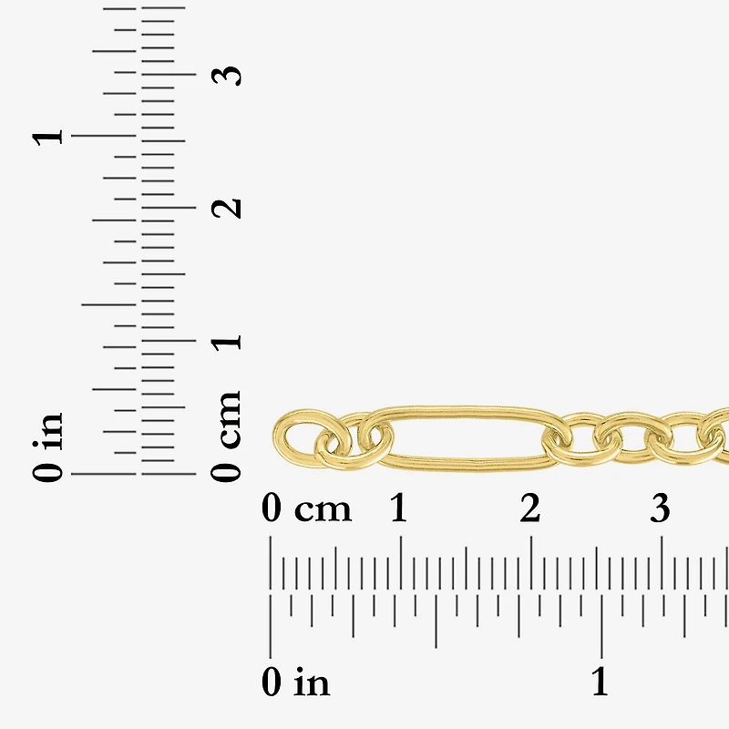 Charmed by Diamond Addiction Womens 14K Gold Over Silver 18 Inch Link Chain Necklace