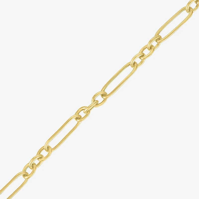 Charmed by Diamond Addiction Womens 14K Gold Over Silver 18 Inch Link Chain Necklace