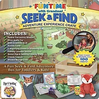 3 Stories Trading Company Fun Time With Grandma Seek And Find Experience Crate 18-pc. Baby Gift Set