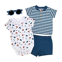 3 Stories Trading Company Boys 4-pc. Baby Clothing Set