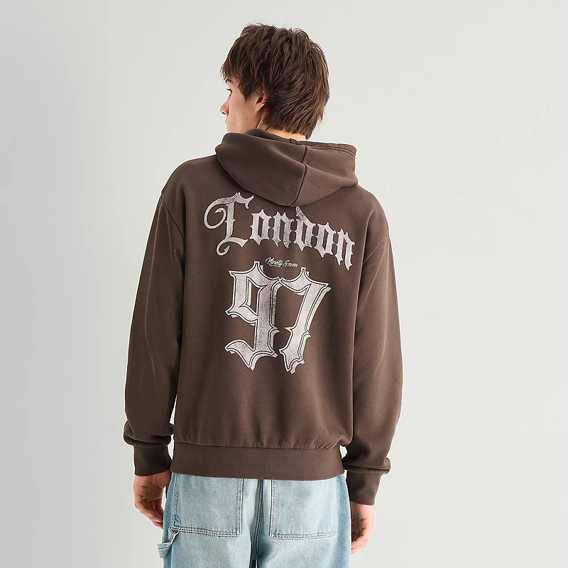 Arizona Mens Long Sleeve Fleece Hoodie