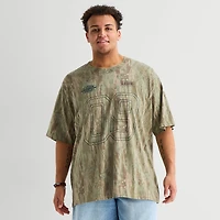 Arizona Mens Crew Neck Short Sleeve Boxy Fit Big and Tall Graphic T-Shirt