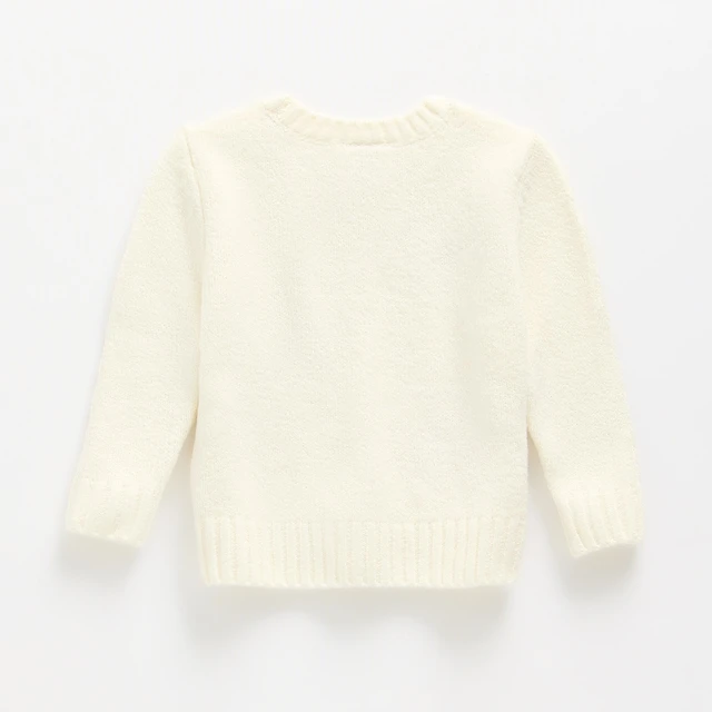 Okie Dokie Baby Girls Round Neck Long Sleeve Pullover Sweater