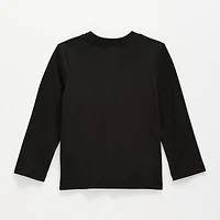 Okie Dokie Toddler & Little Boys Crew Neck Long Sleeve Regular Fit Graphic T-Shirt