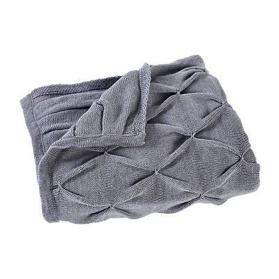 Modern Threads Acrylic Embellished Samira REVERSIBLE Midweight Throw