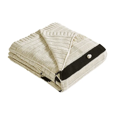 Modern Threads 100 Cotton Knit Tarek Midweight Throw