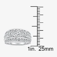 Love Lives Forever (I / I1) Womens 2 CT. T.W. Lab Grown White Diamond 10K Gold Round 3-Stone Engagement Ring