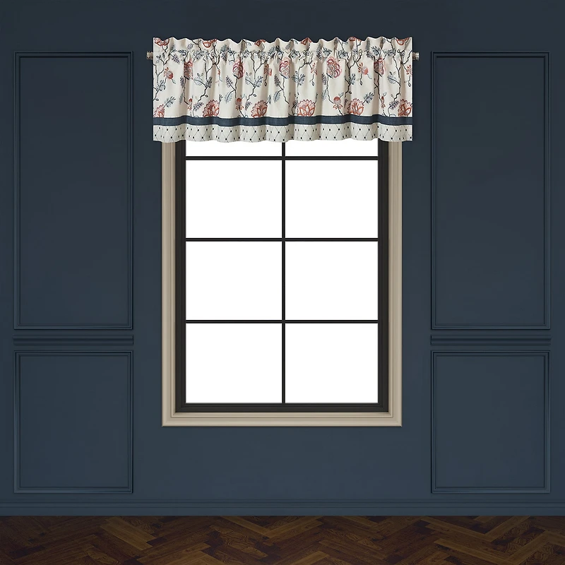 Queen Street Portland Rod Pocket Tailored Valance