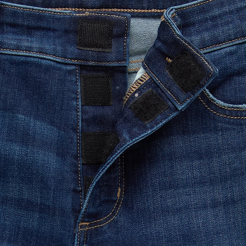 St. John's Bay Womens Mid Rise Adaptive Bootcut Easy-on + Easy-off Jean
