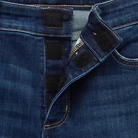 St. John's Bay Womens Mid Rise Adaptive Bootcut Easy-on + Easy-off Jean